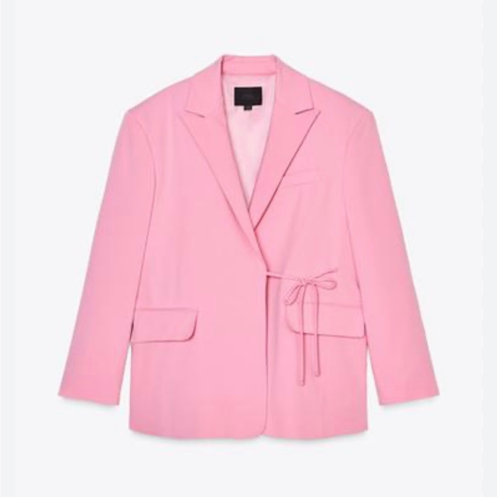 Zara Women's Blazer in Vibrant Pink